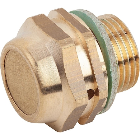 Kipp Vent Screw With Air Filter D1=G 3/8 Brass, Without Dipstick, D=24, 5 K0460.24038